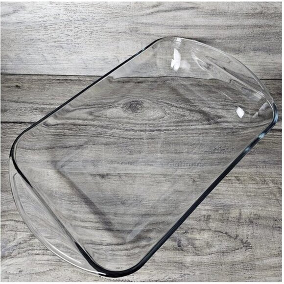 Rectangle Clear Glass Casserole Dish - Picture 1 of 4